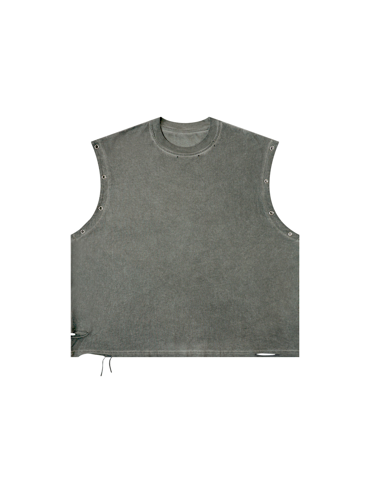 Tank Top Distressed Grommet – Nowrocky (streetwear)