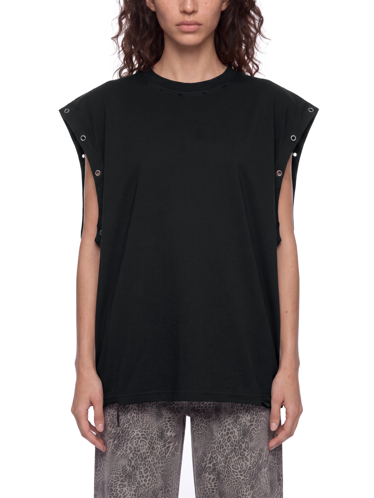 Tank Top Distressed Grommet – Nowrocky (streetwear)