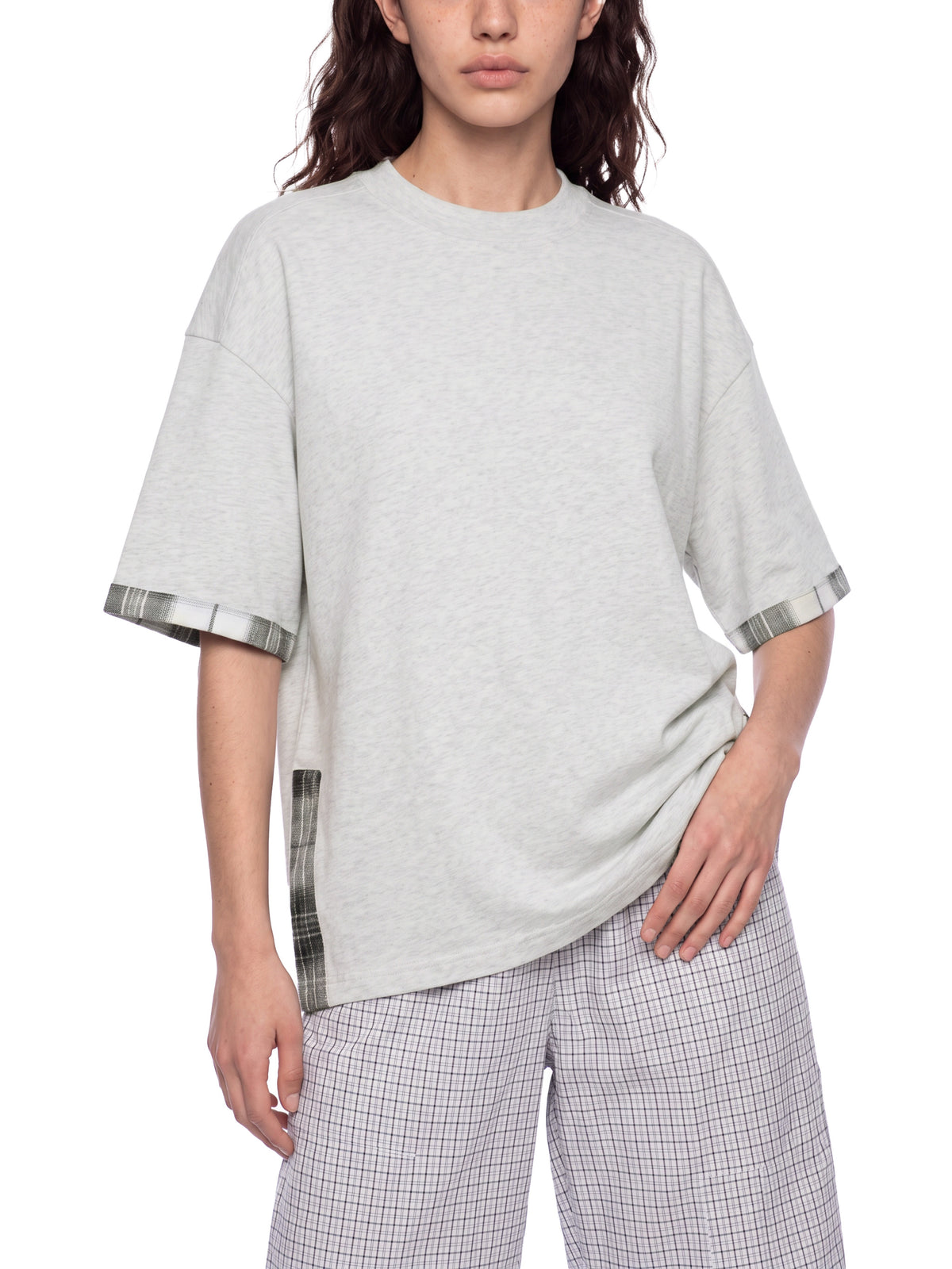 T-shirt Plaid Panel – Nowrocky (streetwear)