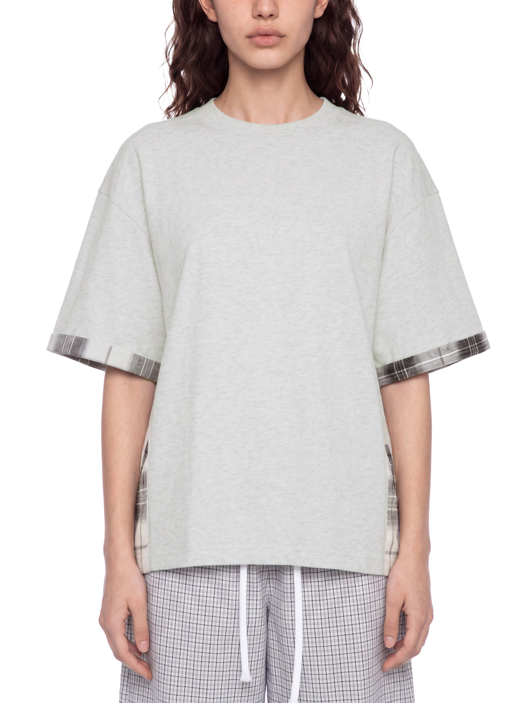 T-shirt Plaid Panel – Nowrocky (streetwear)