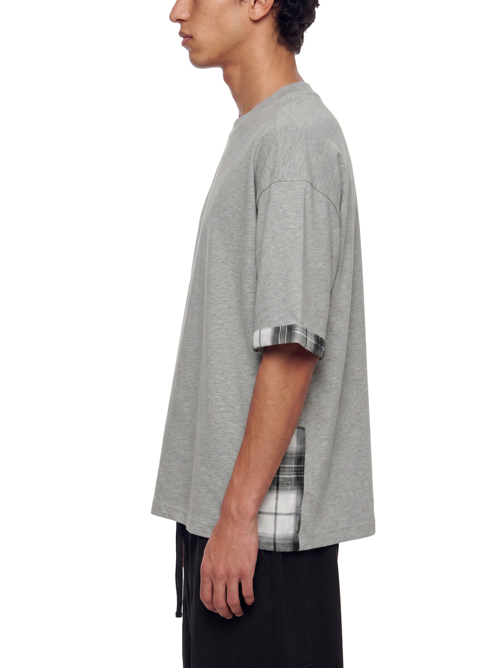 T-shirt Plaid Panel – Nowrocky (streetwear)