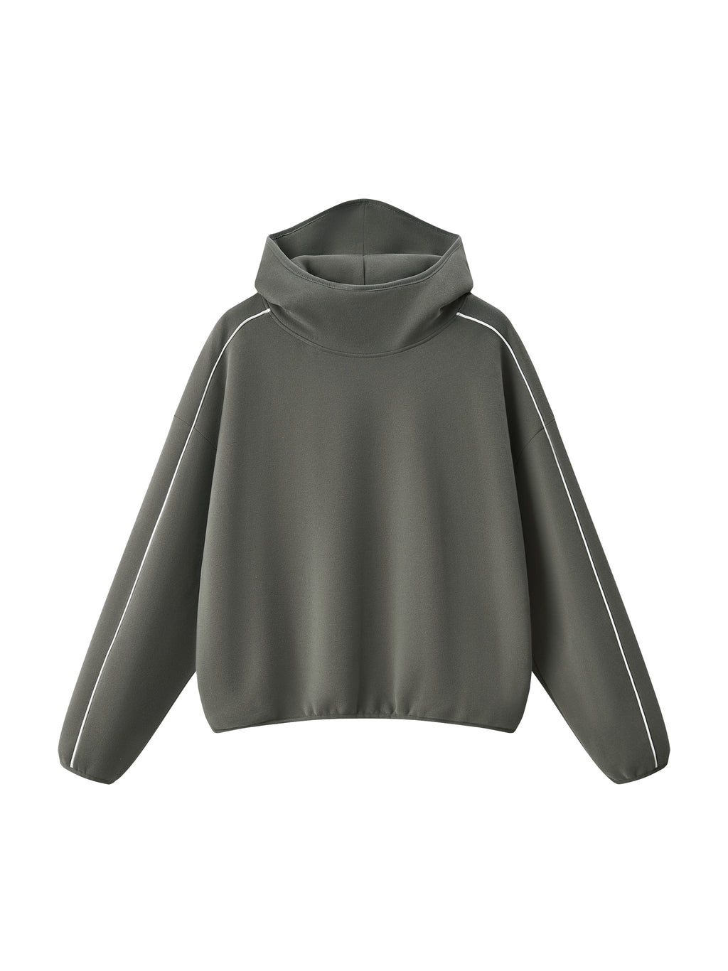 Bluza z Kapturem Boxy Piping Fleece – Nowrocky (streetwear)