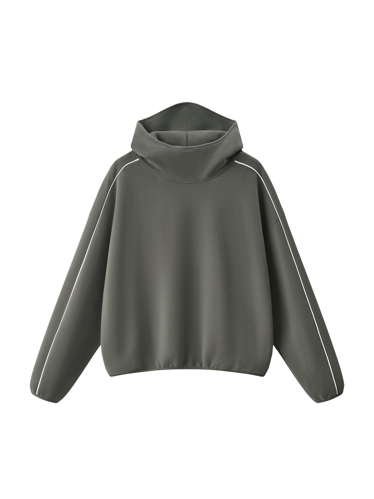 Bluza z Kapturem Boxy Piping Fleece – Nowrocky (streetwear)