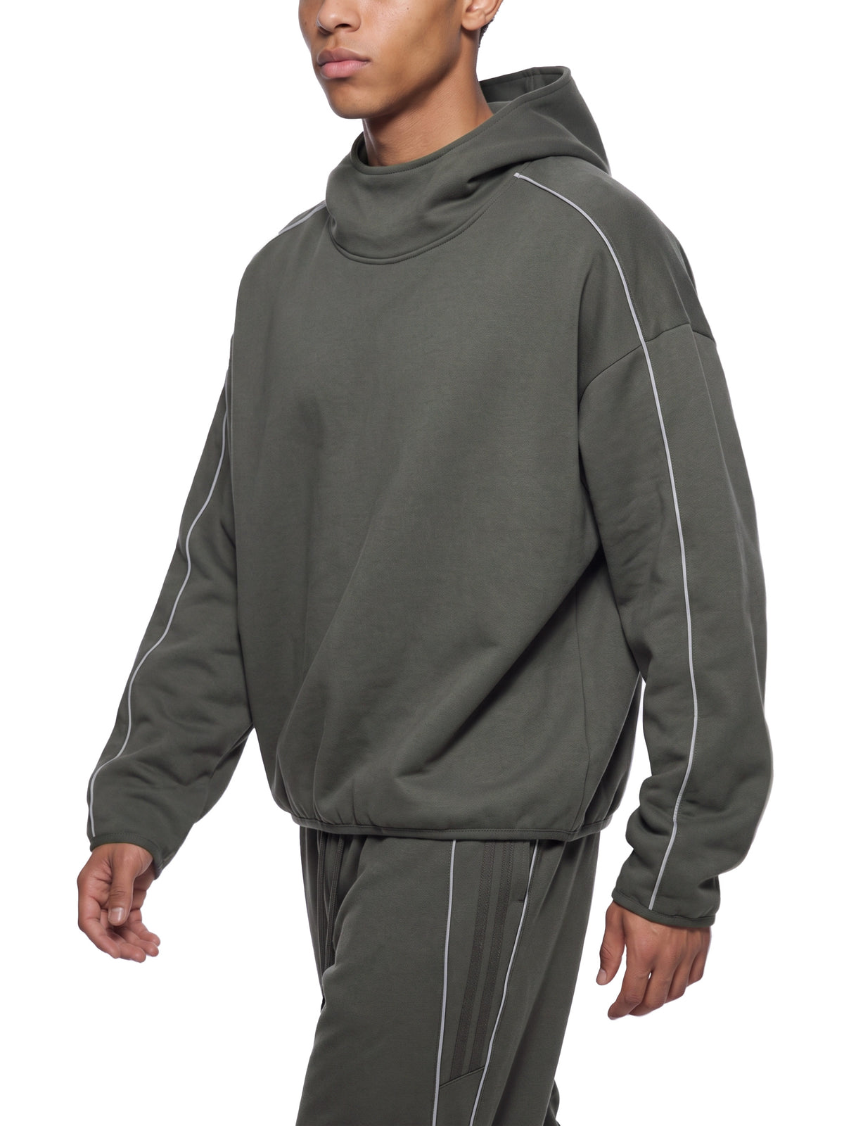 Bluza z Kapturem Boxy Piping Fleece – Nowrocky (streetwear)