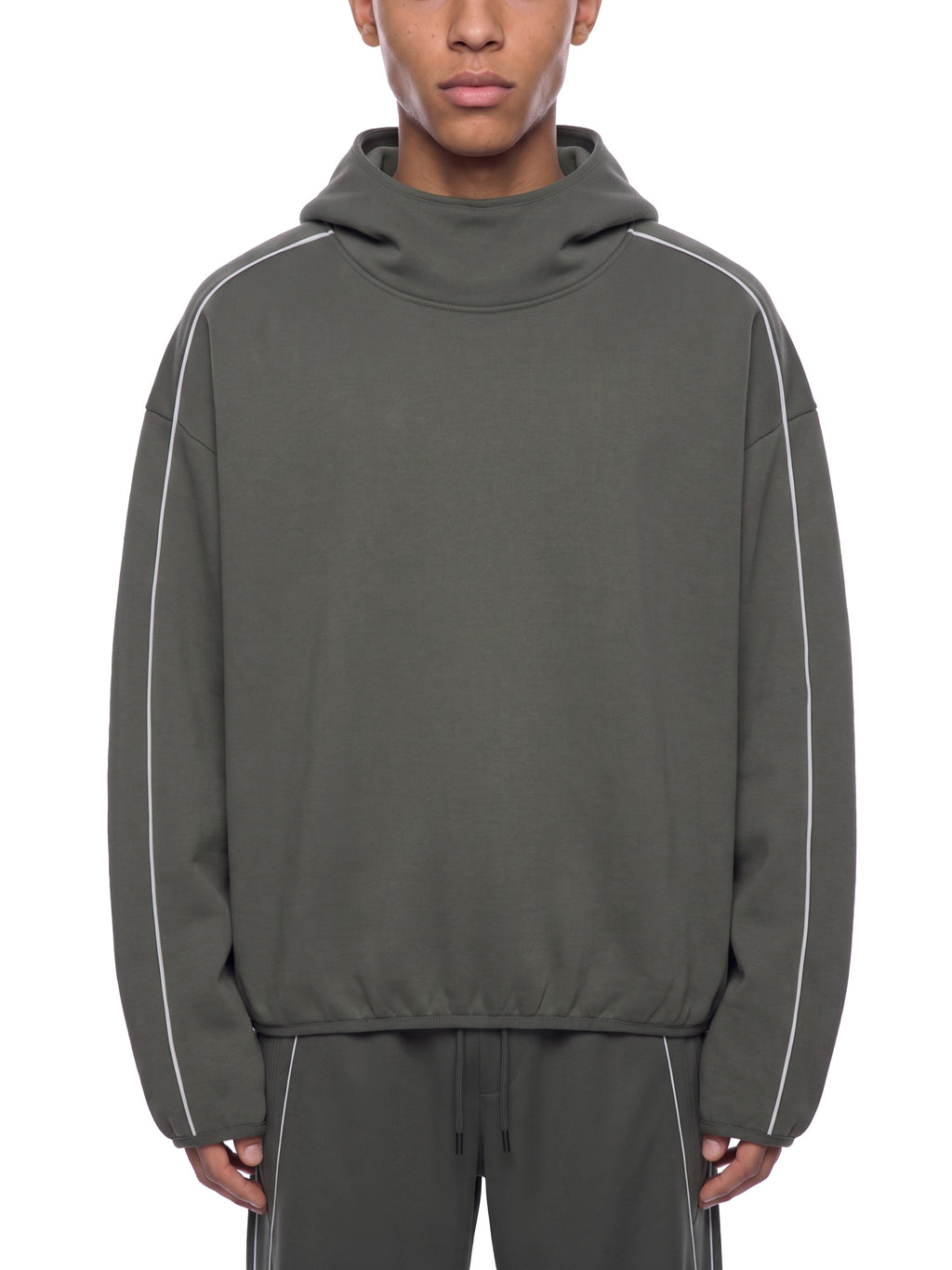 Bluza z Kapturem Boxy Piping Fleece – Nowrocky (streetwear)