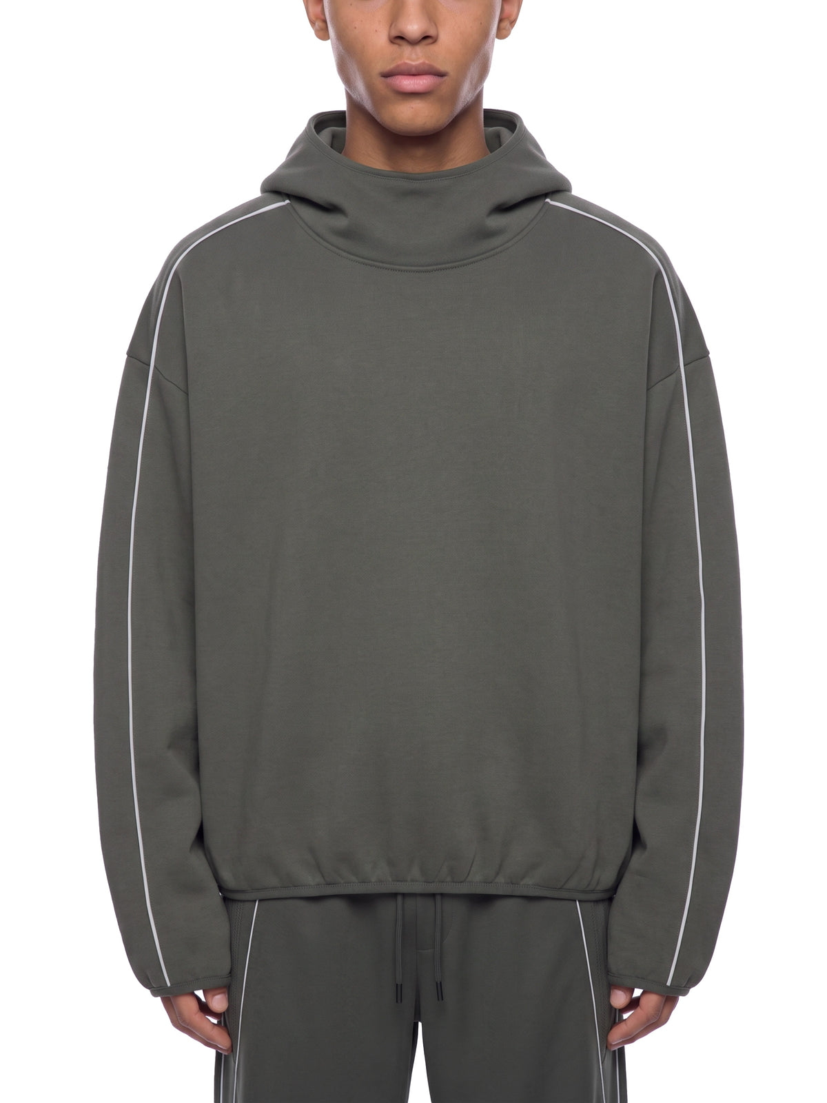 Bluza z Kapturem Boxy Piping Fleece – Nowrocky (streetwear)