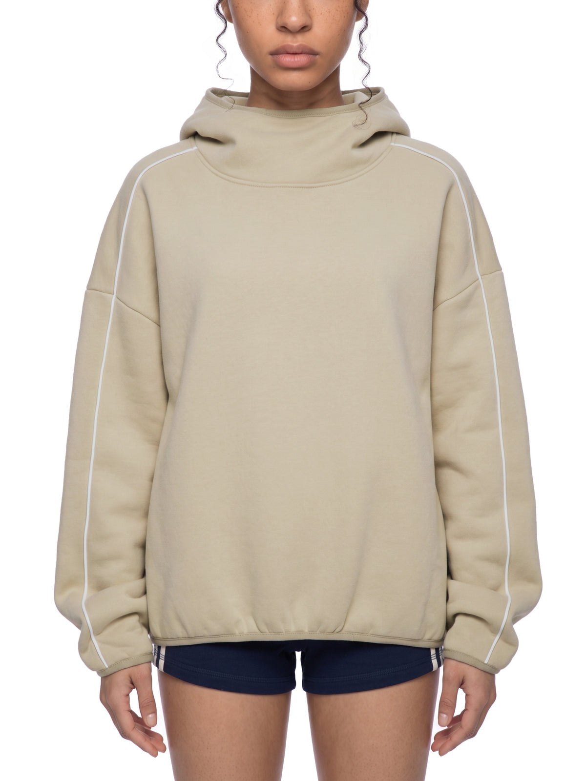 Bluza z Kapturem Boxy Piping Fleece – Nowrocky (streetwear)
